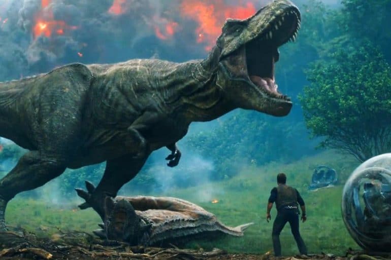 Jurassic World 2 Trailer T Rex Volcano