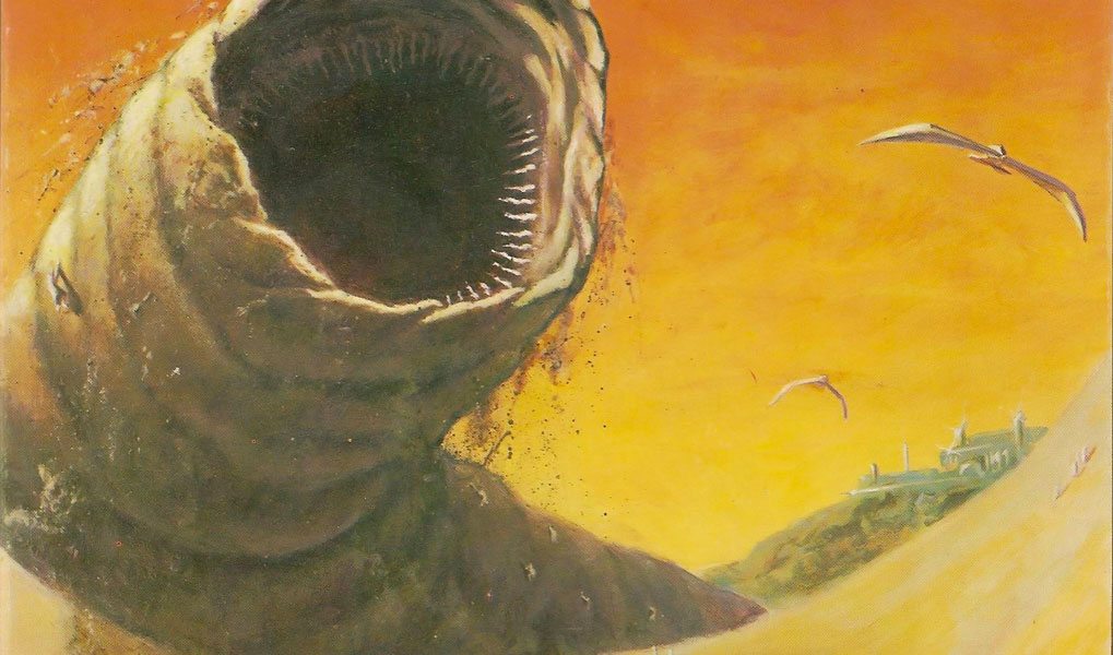 Dune Book Cover art worm