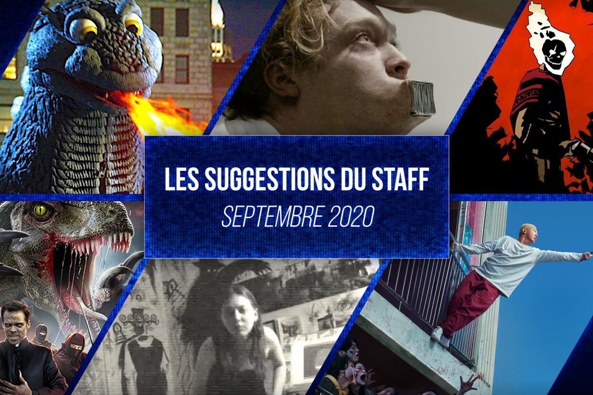 les suggestions du staff septembre 2020