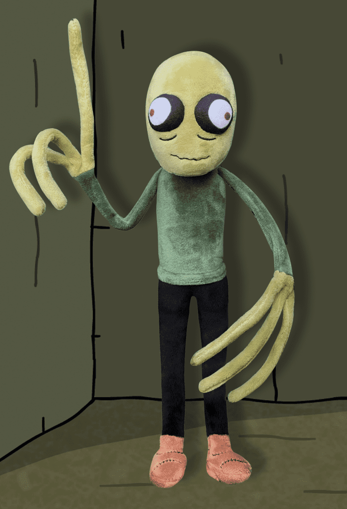 salad fingers 30cm posable plush toy 1 p 1