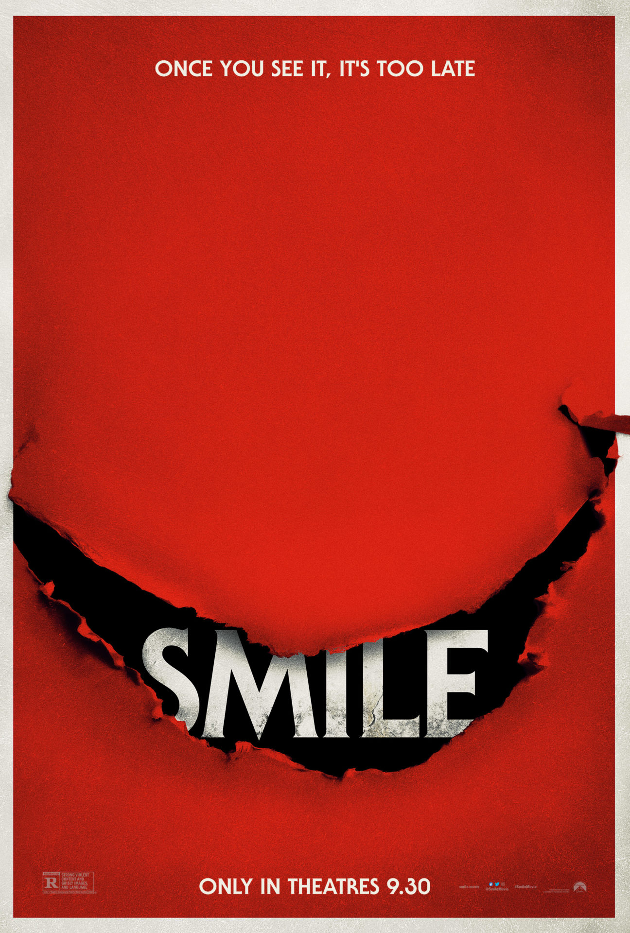 SMILE Dom Online 1 Sheet Tsr Mouth Tear V3