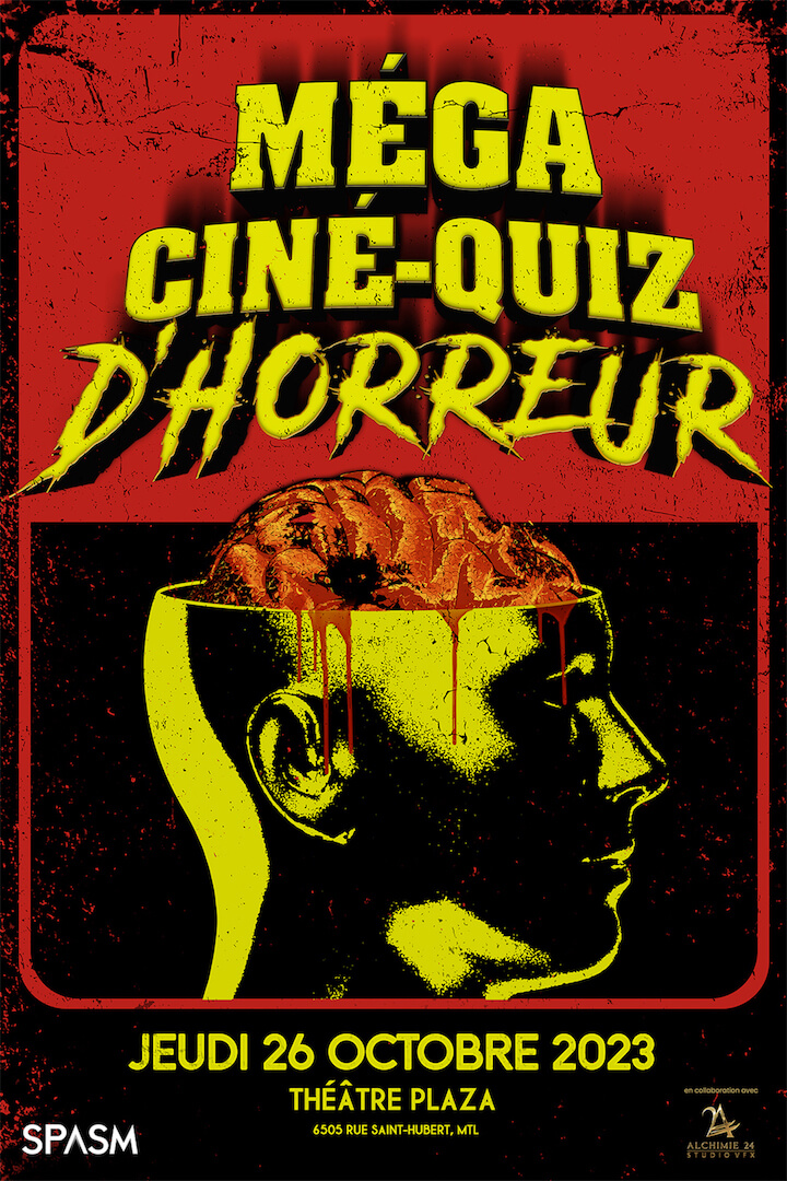 Méga Ciné-quiz d'horreur affiche 2023