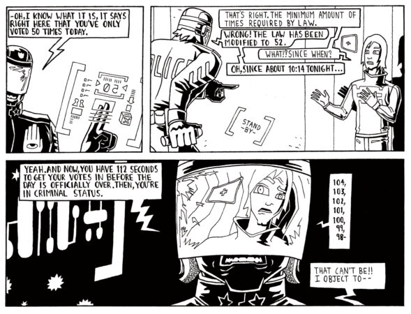 « I, THE PEOPLE » : entrevue avec la bédéiste Natacha Novem 19 pg 34 panels 1
