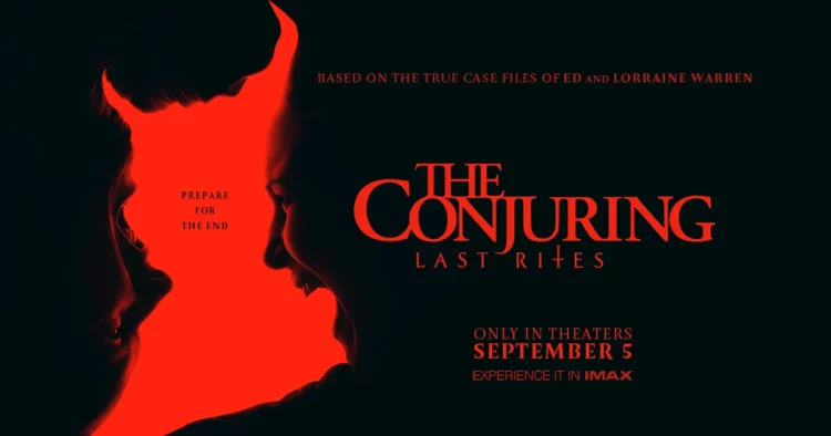 official poster for the conjuring last rites 1