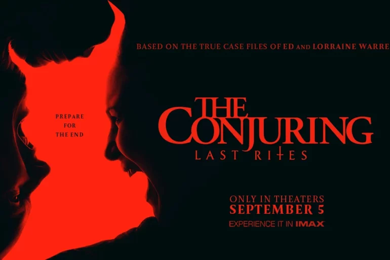 official poster for the conjuring last rites 1